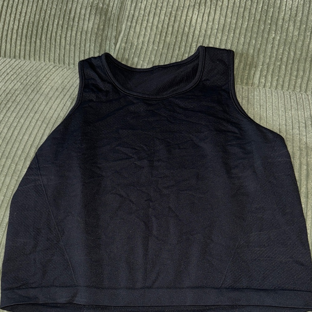 Black Lulu Lemon Workout Tank Top